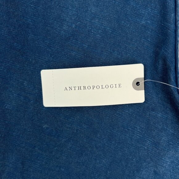 Anthroplogie Pilcro Twist-Back Tank Top Womens S Blue Relaxed Fit Patchwork NEW - Picture 9 of 16